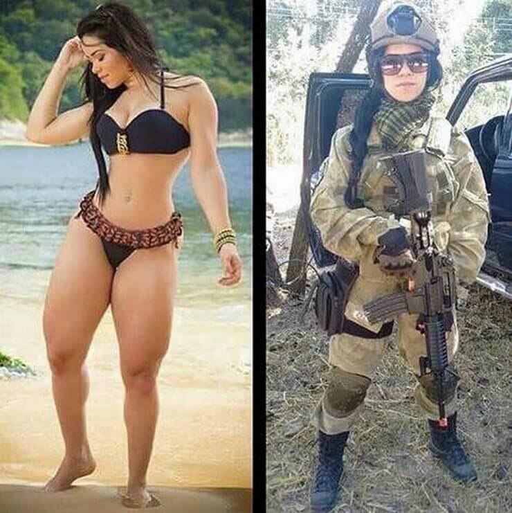 10 mulheres de uniforme militar mais bonitas do Instagram Mulheres de uniforme militar gostosas da Internet