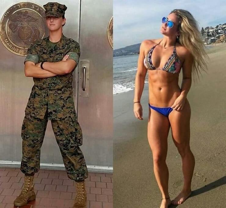 10 mulheres de uniforme militar mais bonitas do Instagram Mulheres de uniforme militar gostosas da Internet