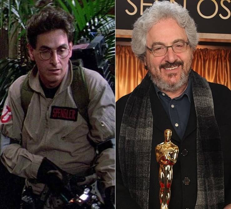 O antes e o depois das estrelas do filme Os Caça-Fantasmas Os Caça-Fantasmas antes e depois