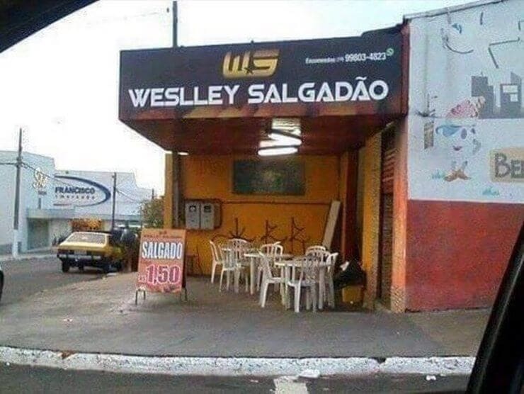 Comércios brasileiros de nomes com trocadilhos bizarros