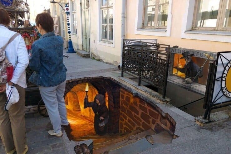 Arte de rua 3D de Nikolaj Arndt