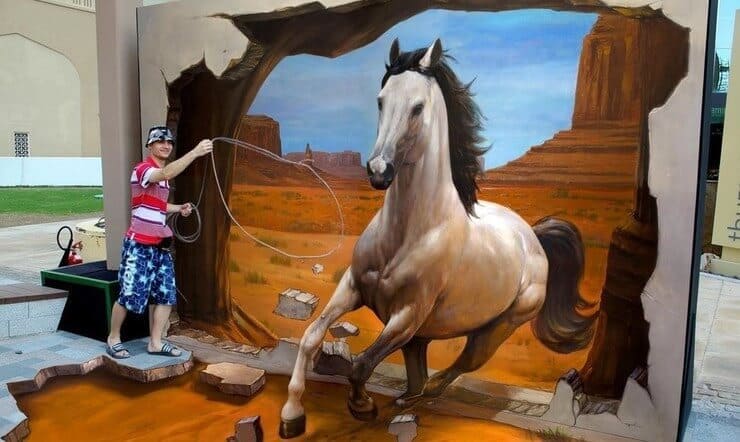 Arte de rua 3D de Nikolaj Arndt