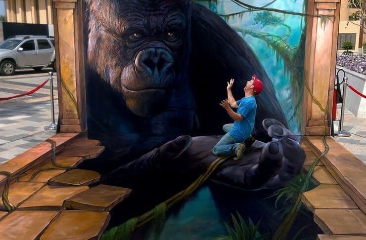 Arte de rua 3D de Nikolaj Arndt