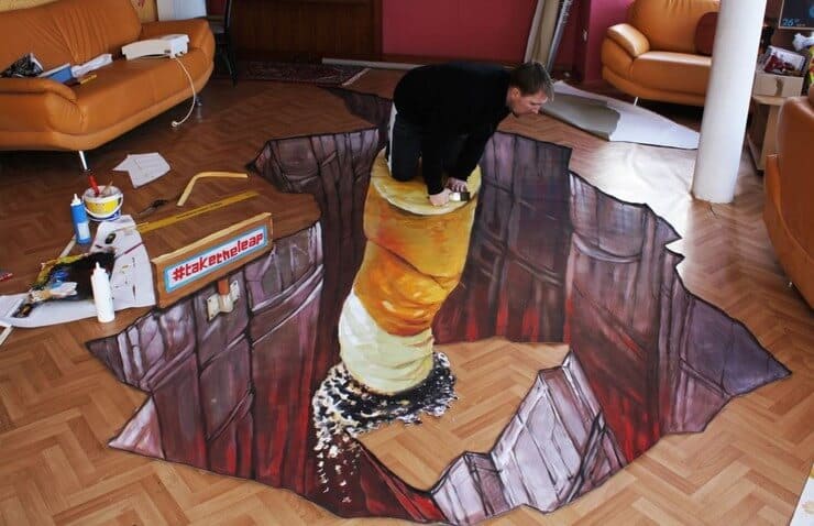 Arte de rua 3D de Nikolaj Arndt