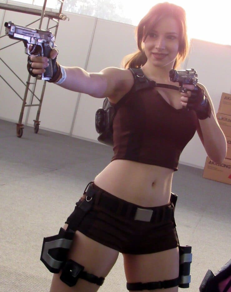 O melhor de Lara Croft - Tomb Raider por lindas cosplayers Cospay gostosa de Lara Croft