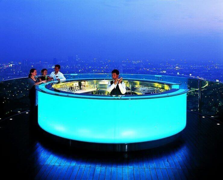 Bares de luxo que parecem de mentira