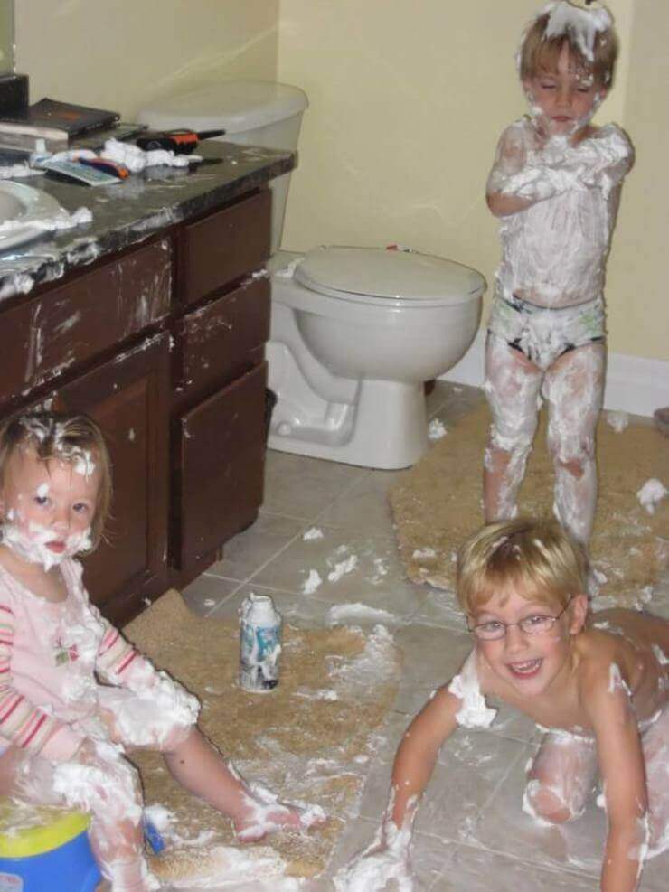 Filhos ou irmãos bagunceiros