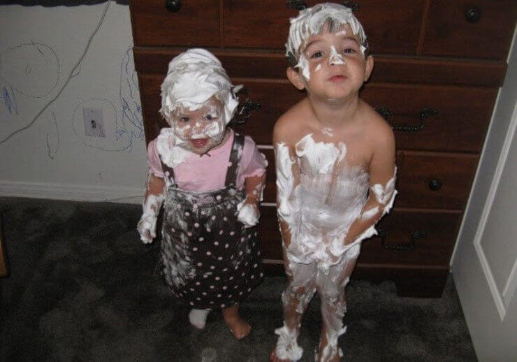 Filhos ou irmãos bagunceiros