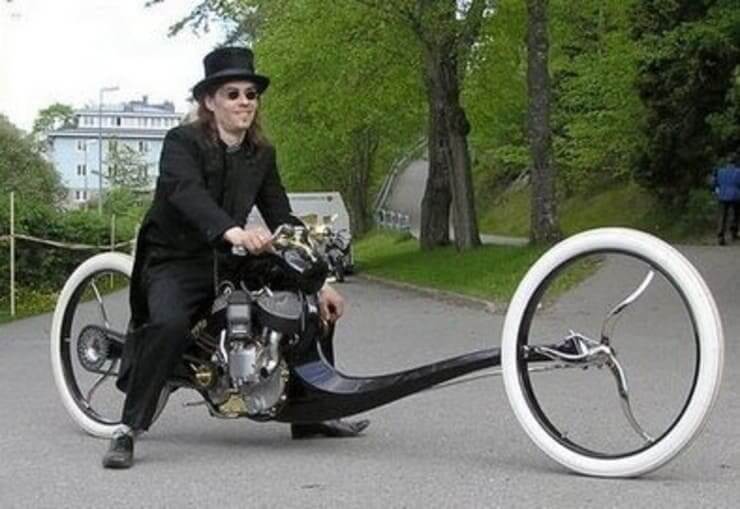 Motos bizarras das redes sociais