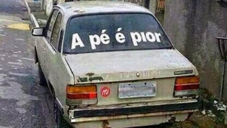 Frases de vidro de carro engraçadas