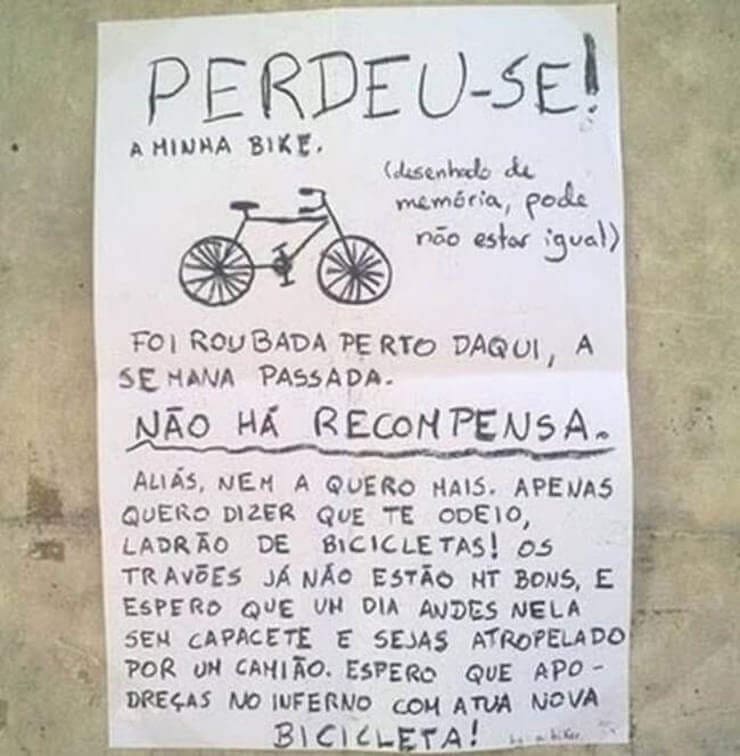 20 pessoas irritadas que fizeram pedidos bizarros a ladrões Pedidos bizarros a ladrões feitos por pessoas desesperadas