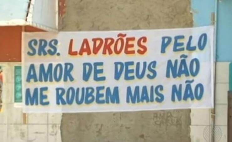 20 pessoas irritadas que fizeram pedidos bizarros a ladrões Pedidos bizarros a ladrões feitos por pessoas desesperadas