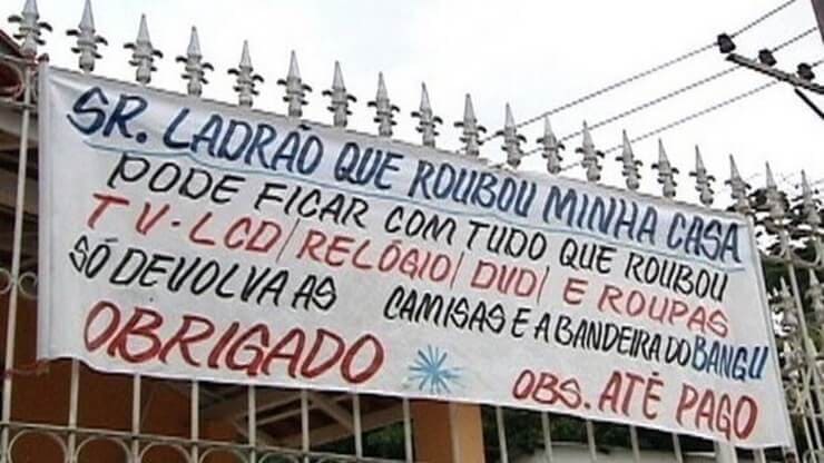 20 pessoas irritadas que fizeram pedidos bizarros a ladrões Pedidos bizarros a ladrões feitos por pessoas desesperadas