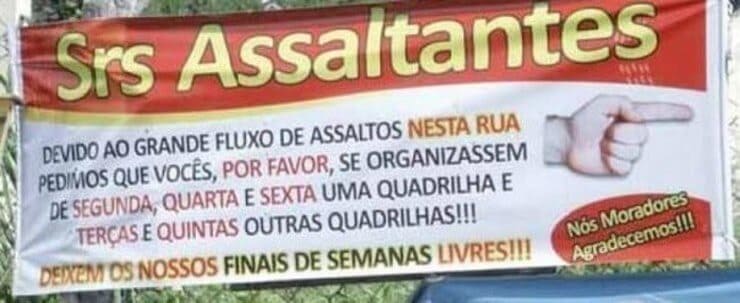 20 pessoas irritadas que fizeram pedidos bizarros a ladrões Pedidos bizarros a ladrões feitos por pessoas desesperadas