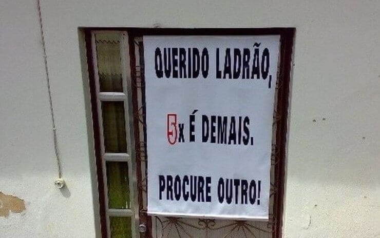 20 pessoas irritadas que fizeram pedidos bizarros a ladrões Pedidos bizarros a ladrões feitos por pessoas desesperadas