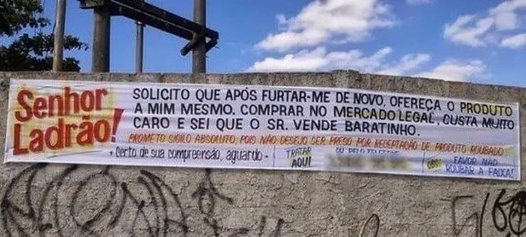 20 pessoas irritadas que fizeram pedidos bizarros a ladrões Pedidos bizarros a ladrões feitos por pessoas desesperadas