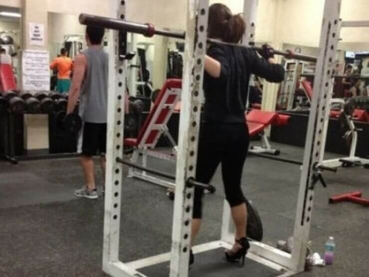 Situações engraçadas em academias