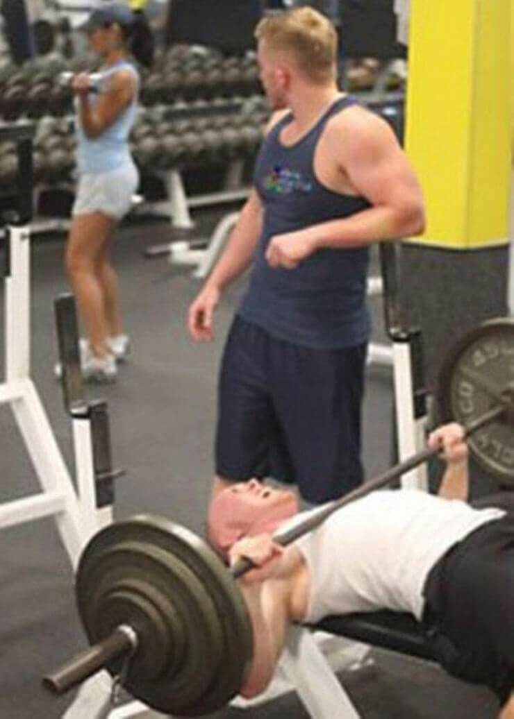 Situações engraçadas em academias