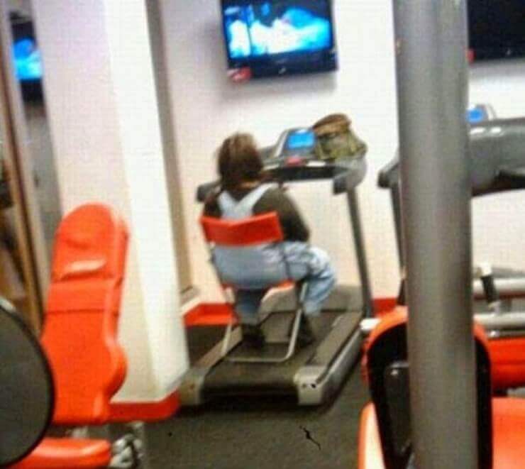 Situações engraçadas em academias