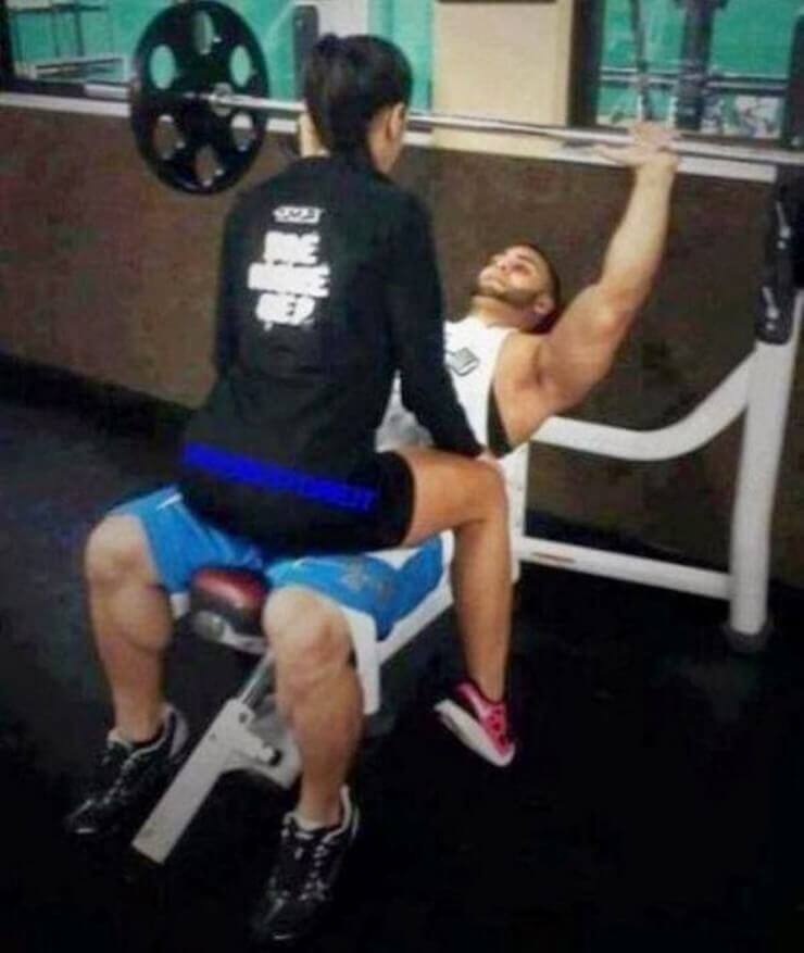 Situações engraçadas em academias