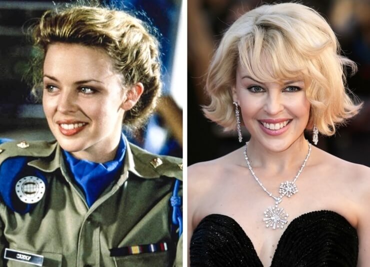 A aparência das famosas ícones da beleza após alguns anos Aparência das famosas do cinema na atualidade