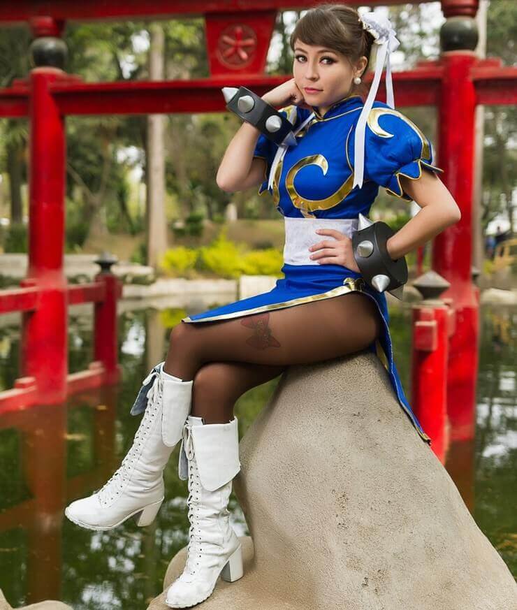Cosplays gostosas da Chun-Li do Street Fighter