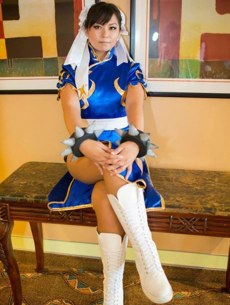 Cosplays gostosas da Chun-Li do Street Fighter