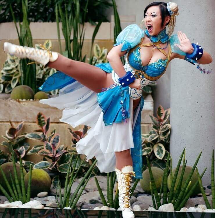 Cosplays gostosas da Chun-Li do Street Fighter