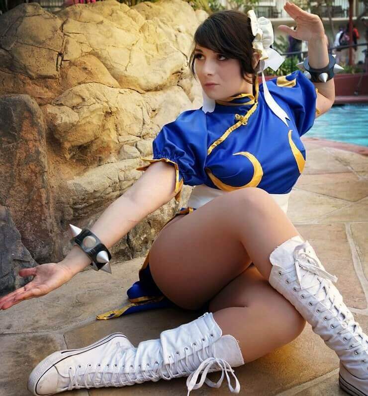 Cosplays gostosas da Chun-Li do Street Fighter