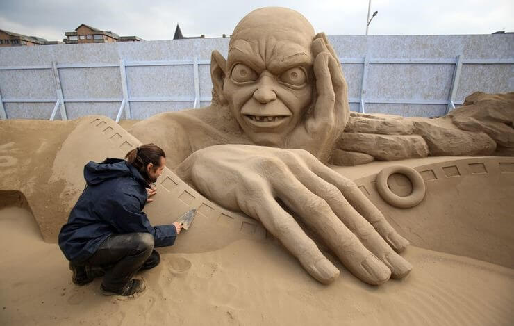 Incríveis esculturas de areia que vão deixar você impressionado