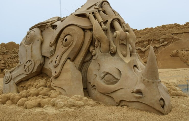 Incríveis esculturas de areia que vão deixar você impressionado