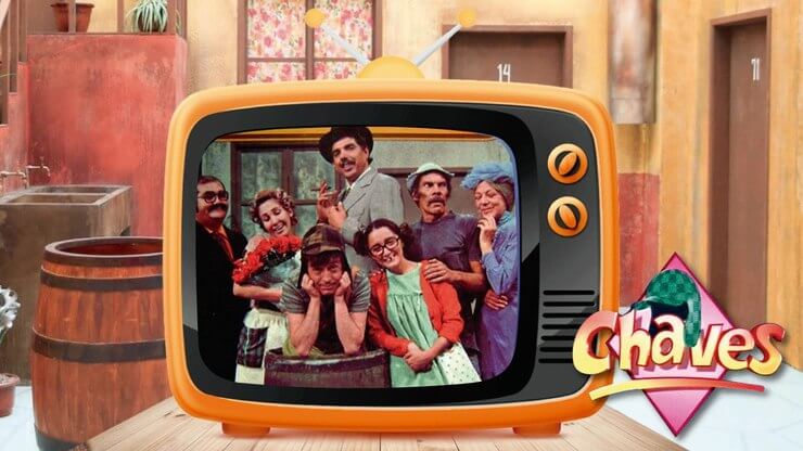 O elenco principal de Chaves no início do sucesso do seriado Elenco principal de Chaves antes e depois