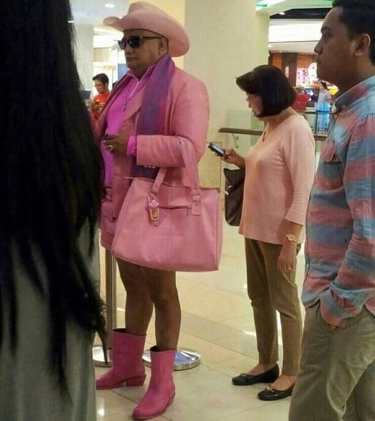 Pessoas que não sabem o significado do quesito moda