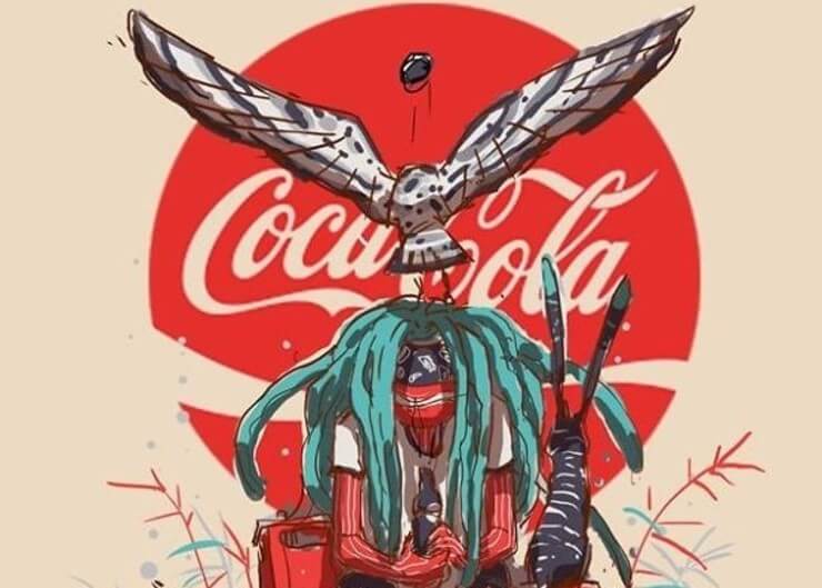 Marcas famosas como o Pinterest ilustradas como humanos