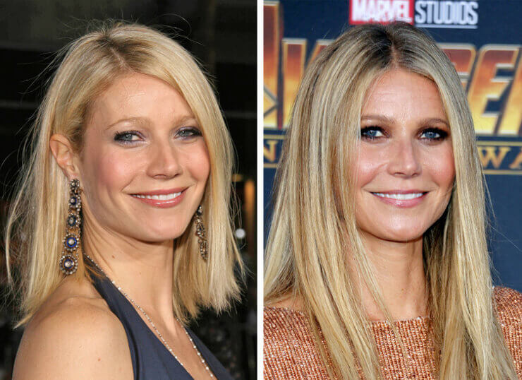 Famosas do cinema de quarenta anos com caras de jovens