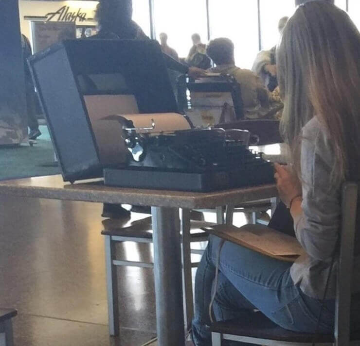 Coisas esquisitas vistas em aeroportos