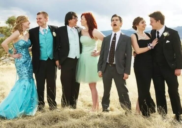 Fotos de formatura bizarras da Internet