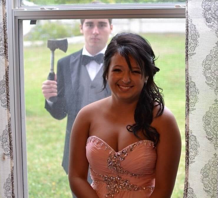 Fotos de formatura bizarras da Internet