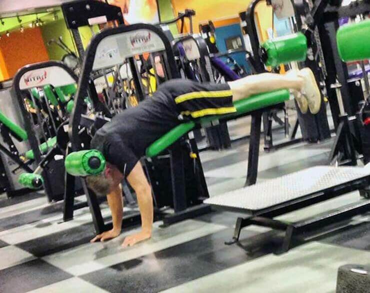 Coisas bizarras que só quem anda em academias consegue ver