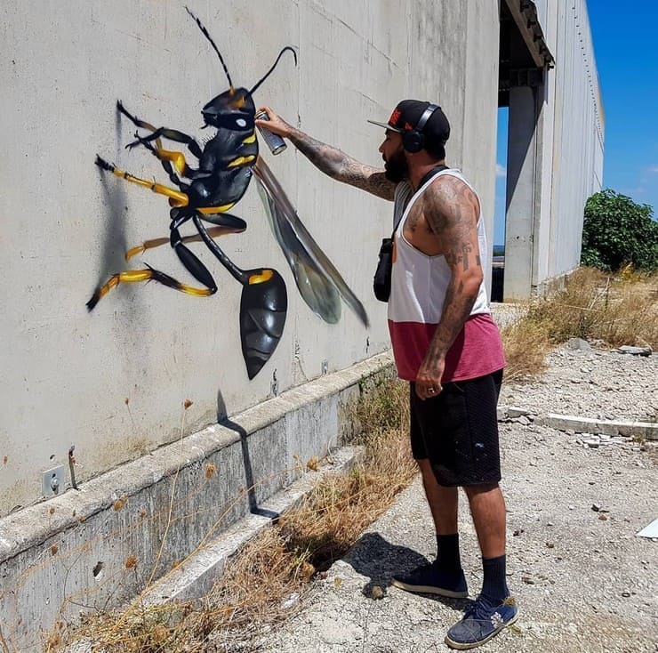 Incrível arte 3D com grafite de Sérgio Odeith