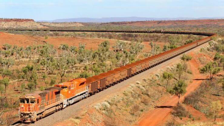 Os maiores trens de carga pesada do mundo da história da ferrovia Maiores trens de carga do mundo