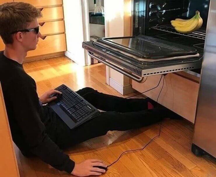 Fotos bizarras de pessoas sem juízo