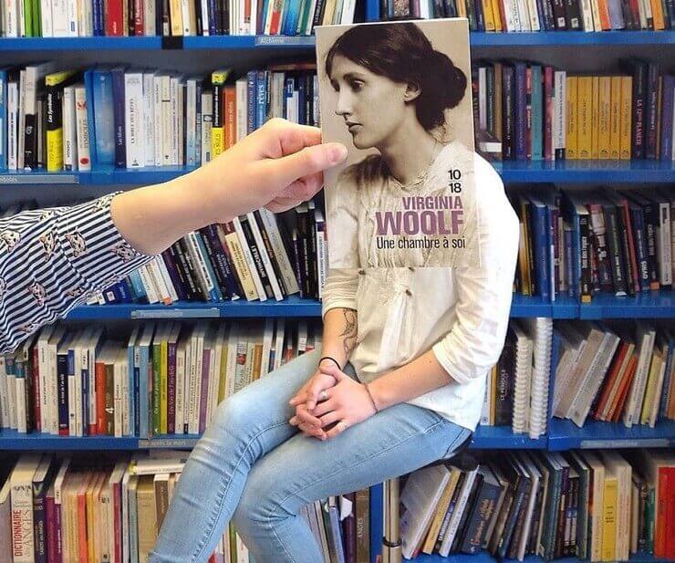 20 formas criativas de se divertir com as capas de livros preferidas As capas de livros preferidas que criam ilusões de ótica criativas e divertidas