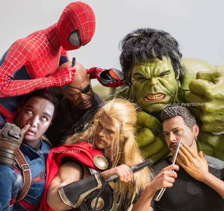 A vida secreta e bizarra de Os Vingadores mostrada pelo artista Edy Hardjo