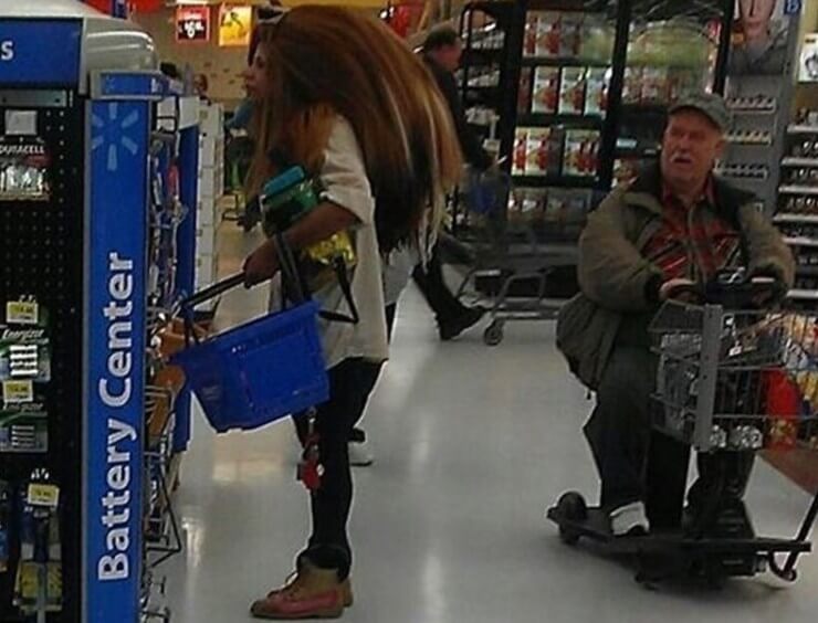 20 clientes sem noção que você pode encontrar na hora das compras Clientes sem noção vistos em supermercados