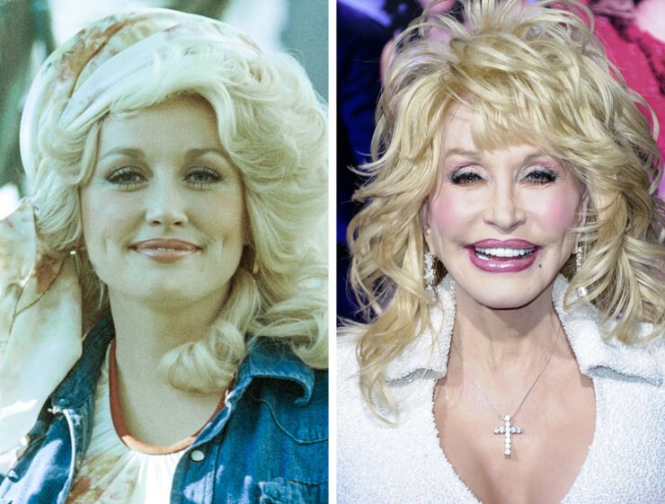 Mulheres célebres de Hollywood antes de mudarem a aparência