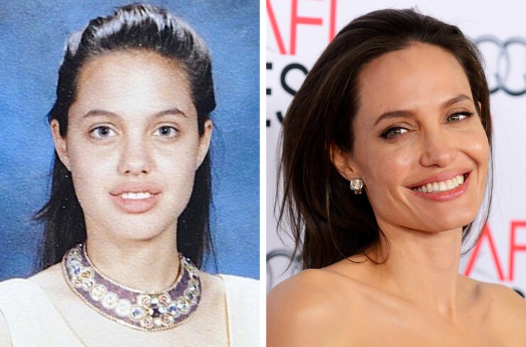 Fotos de famosos do cinema na época da escola