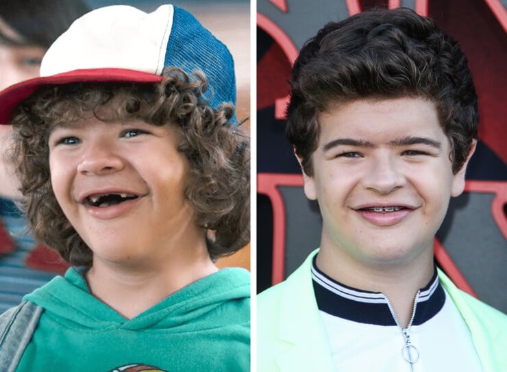 O antes e o depois dos atores da série da Netflix Stranger Things