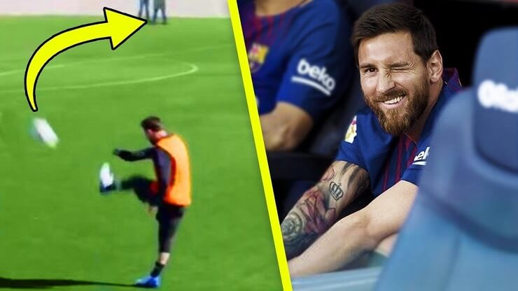 Coisas incríveis que Lionel Messi consegue fazer