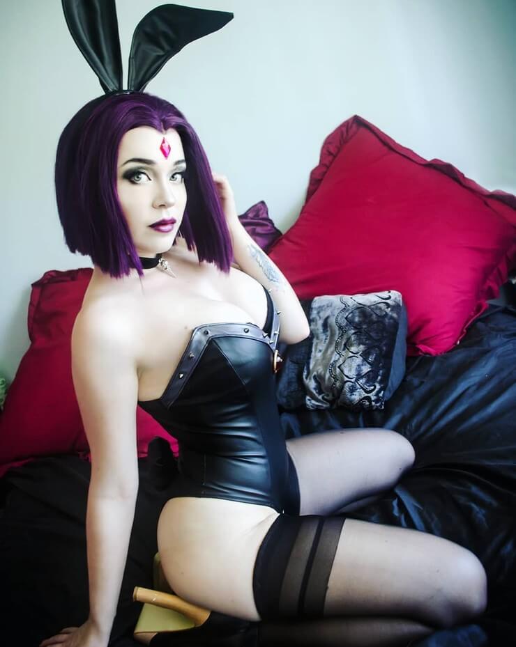 Cosplayer sul-africana JinxKittie pelada